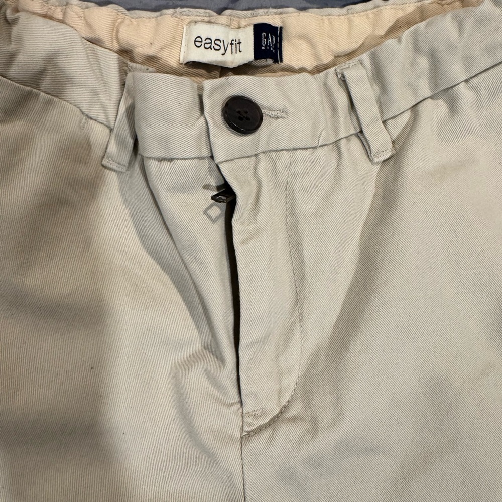 GAP tan Chinos Classic Flat-Front Design straight style boy size 14